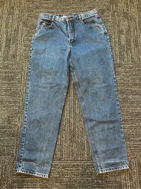 Posted Women's Straight Leg Jeans in Blue Denim